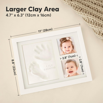 Baby Hand and Footprint Frame Keepsake