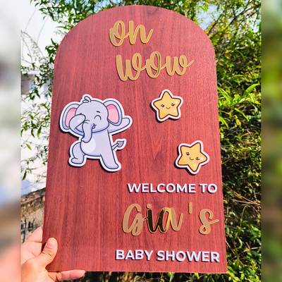 Baby Shower Welcome Sign