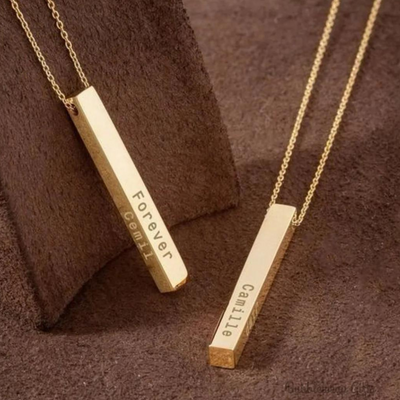 Customised Bar Name Pendant