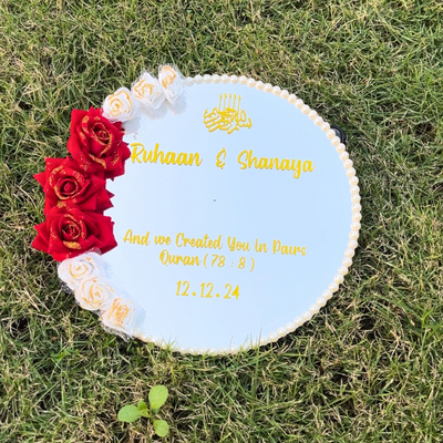 Customized Nikah Mirror