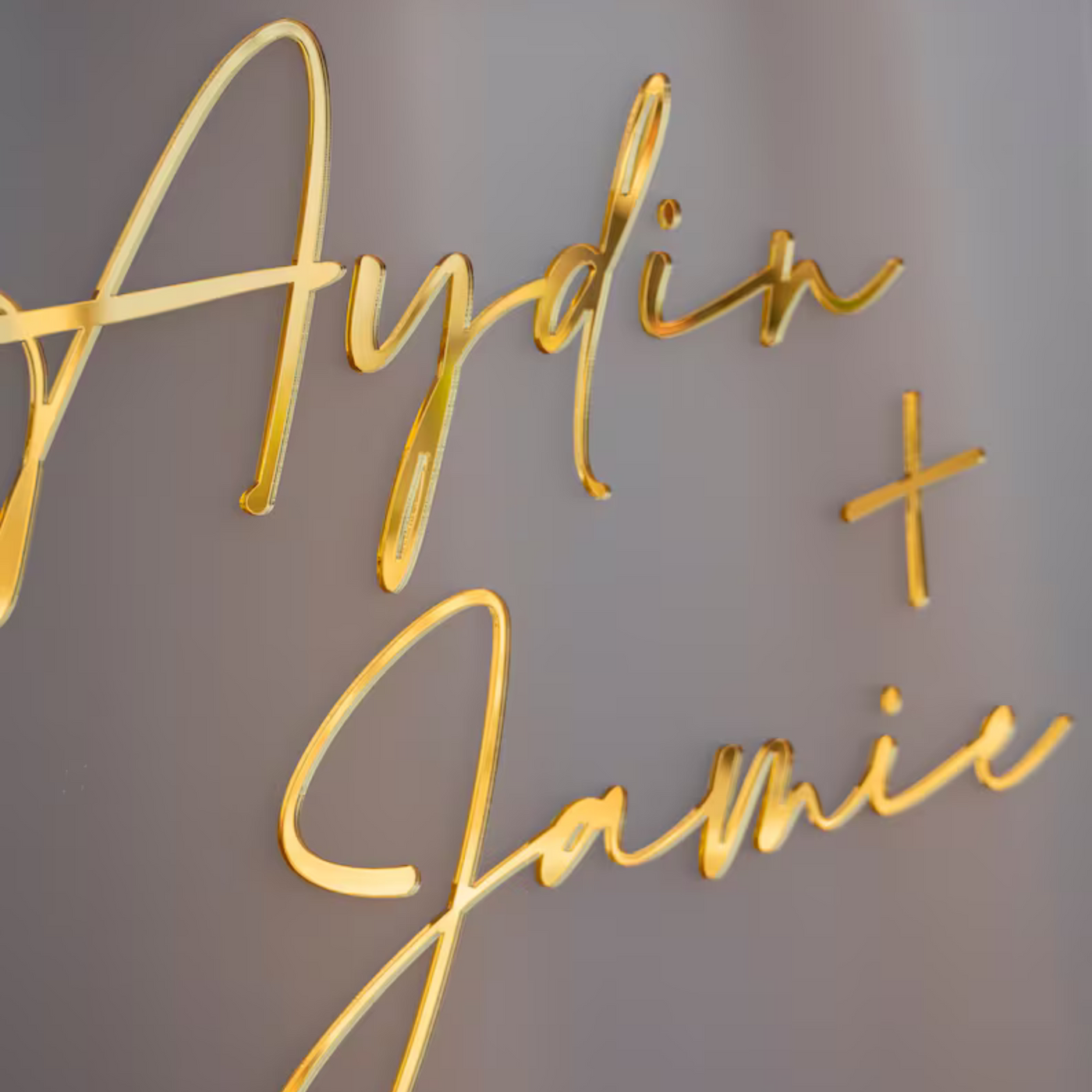 Frosted Acrylic Wedding Welcome Sign