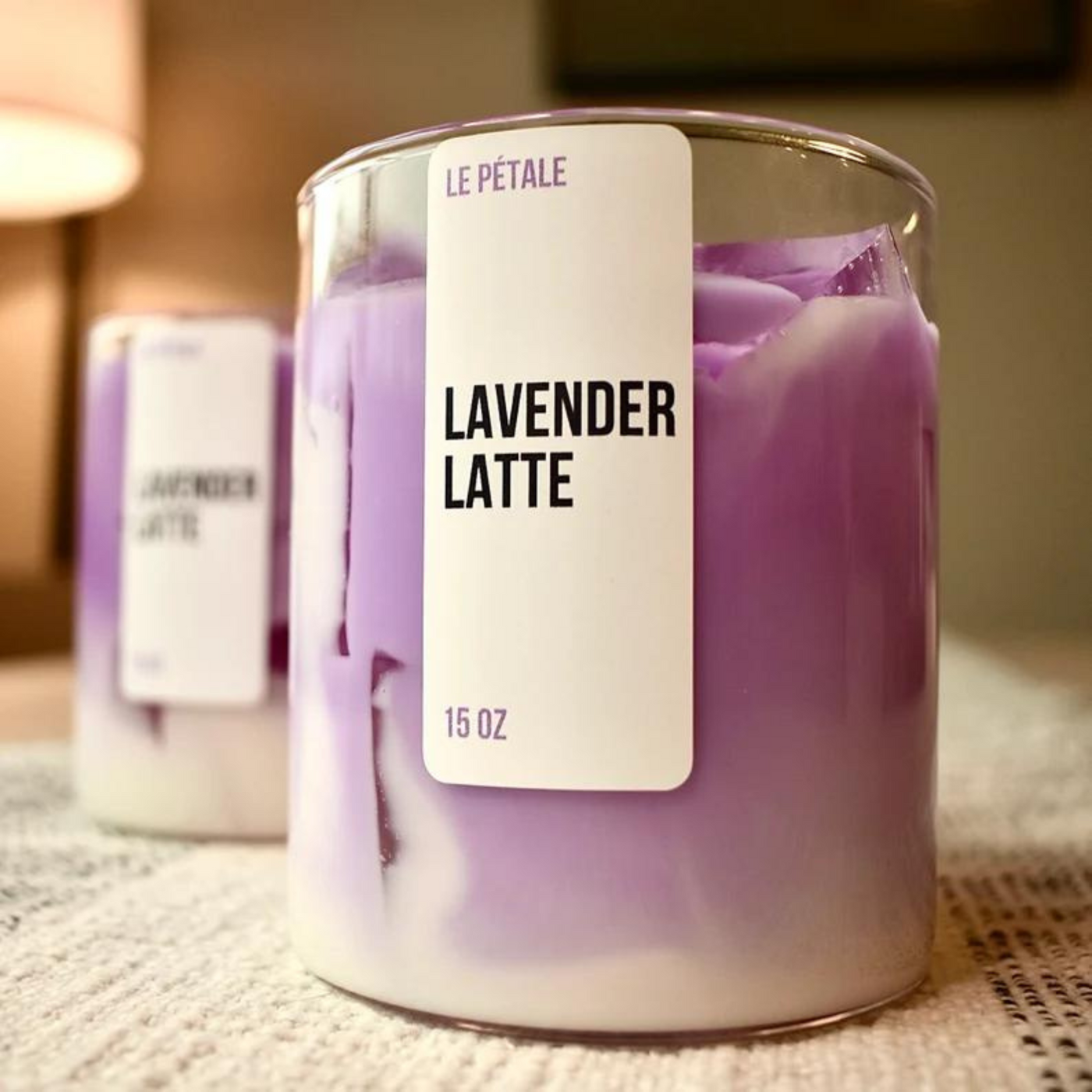 Lavender Latte Iced Candle