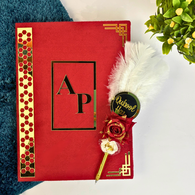 Customised Nikah Nama With Qubool Hai Pen